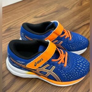 ASICS Kids Shoes - Blue and Orange